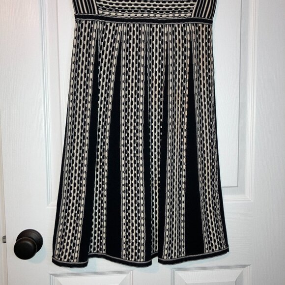 Tory Burch: Black-and-white patterned dress (size S/P) - Picture 4 of 7